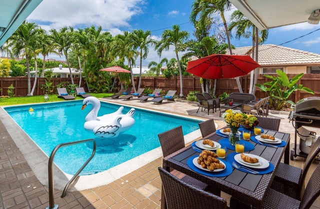 NEW| Heated Pool- Stunning Villa | Resort Style | Fenced| Private|Near Beach