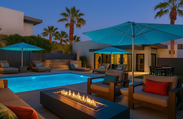 New! Villa Moderne: Luxe Modern Townhome, Private Pool/Spa