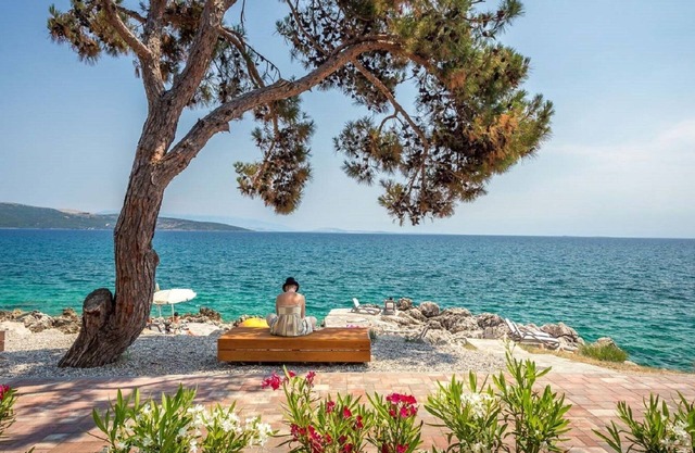 New villa with pool, garden full of Mediterranean plants, sea view, wine cellar