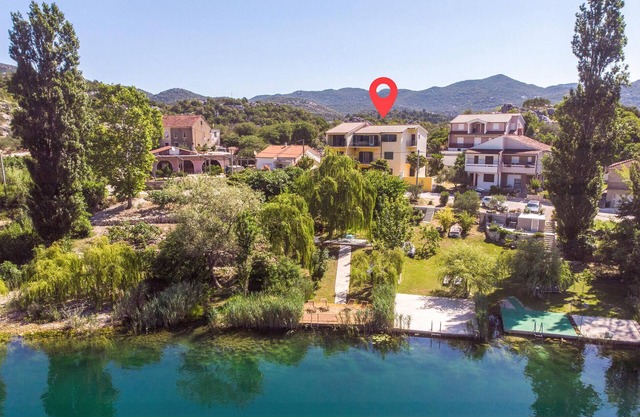 Nice apartment in Bacina with private swimming pool, can be inside or outside