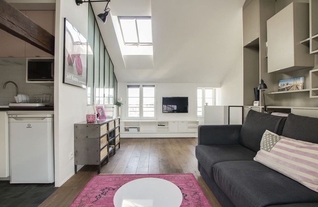 Nice studio Paris, Marais - Beaubourg - Rambuteau