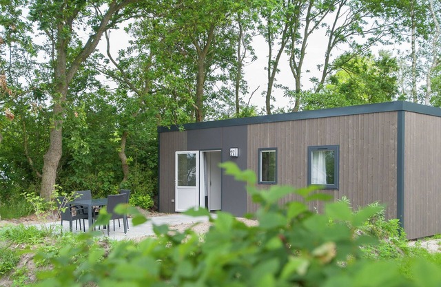 Nicely furnished chalet with dishwasher, close to North Sea