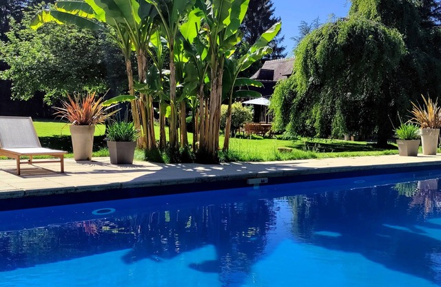 Norman house in majestic grounds with heated swimming pool