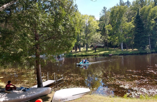 Nothing Fancy. Family cottage on a small fishing lake near Houghton Lake.