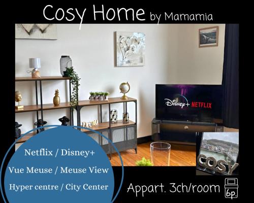 Ô Reflets - Cosy Home by Mamamia - Appart 3 rooms view "Meuse"