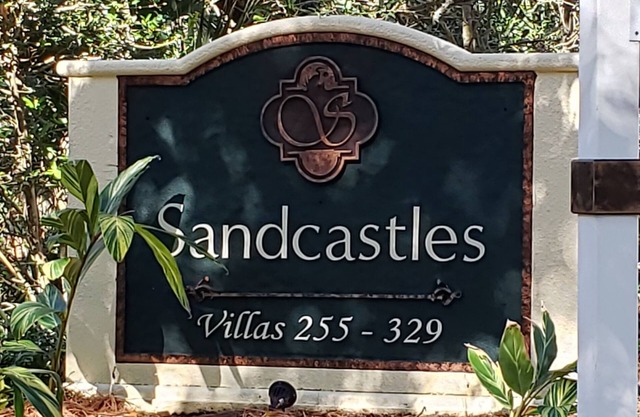 Ocean Front villa located inside gated resort community.