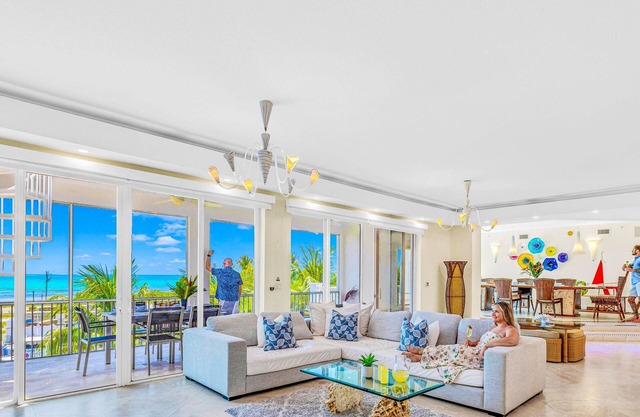 Ocean View Duplex Penthouse | Retreat amenities: tennis court, heated Pool | Vista Key One