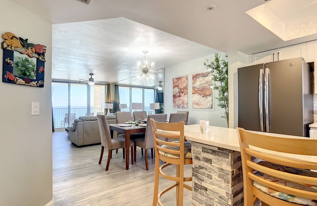 Oceanfront Balcony, Pool, BBQ, Steps to Flagler Ave