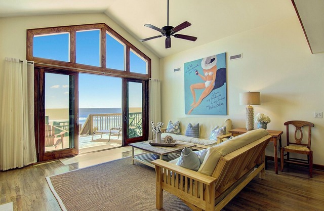 Oceanfront Beach Cottage with Decks & Private Beach Access