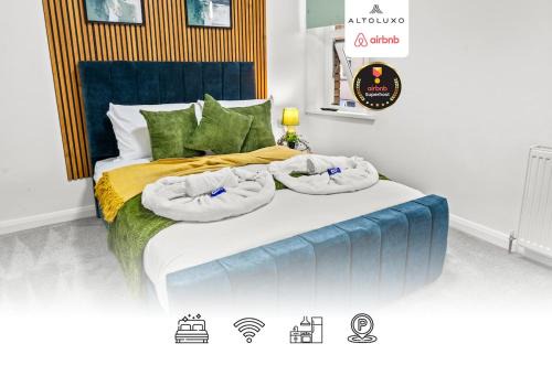 Olive Haus Stylish & Cosy 4 BR By AltoLuxo Short Lets & Serviced Accommodation With Free Wifi & Parking