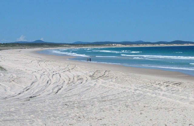 One Street Back from the Surf Beach