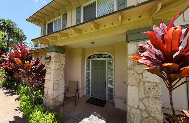 Open concept home with pool, hot tub, & beach access in a gated community