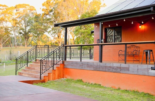 Orange cottage in Lovedale