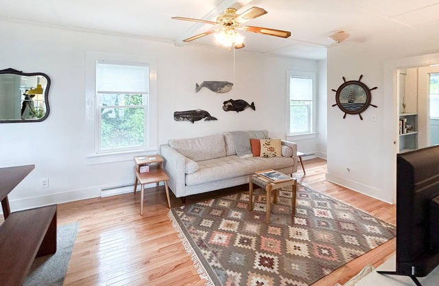 Owls Cottage | Dog-friendly house in Owls Head with ocean view, near Rockland