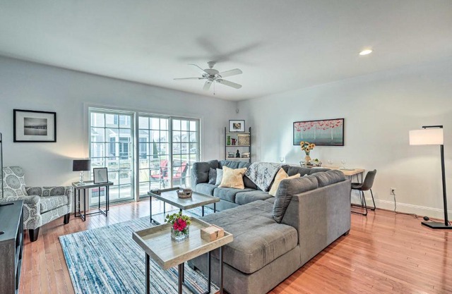 Patio and Pool Access Rehoboth Beach Retreat