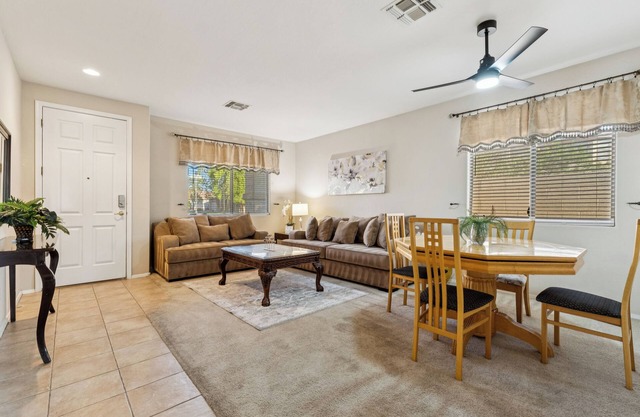 Peaceful 3BR/2BA retreat in gated Fairways at The Legacy Golf Club—spacious and welcoming stay.