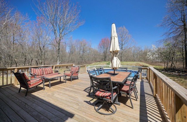 Peaceful Villa w Private POOL/AC/game room/loft/WiFi Sleep 9 ☀️, ⛱️