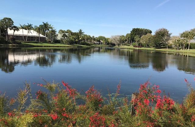 Pelican Bay 2 Bdrm, Updated Condo in Laurel Oaks. Fantastic view of Oakmont Lake