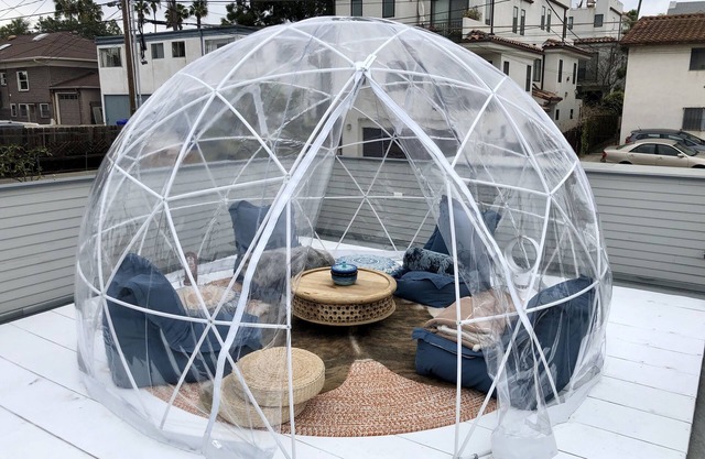 Perfectly located, Modern, custom built casita w/AC & rooftop igloo sunset deck