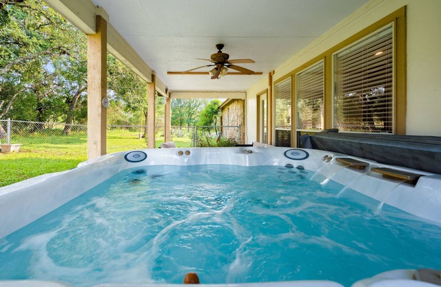 Pet-friendly Marble Falls Home w/Hot Tub!