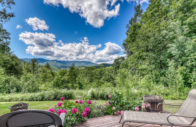 Picturesque dog-friendly cottage with kitchen, mountain view & deck- near skiing