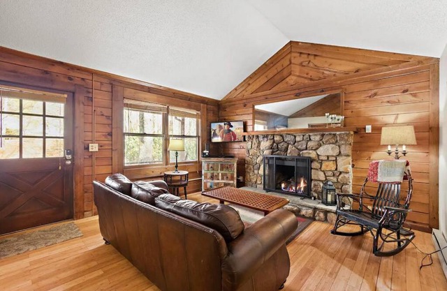 Picturesque Riverside Cabin w/ Fireplace & Hot Tub