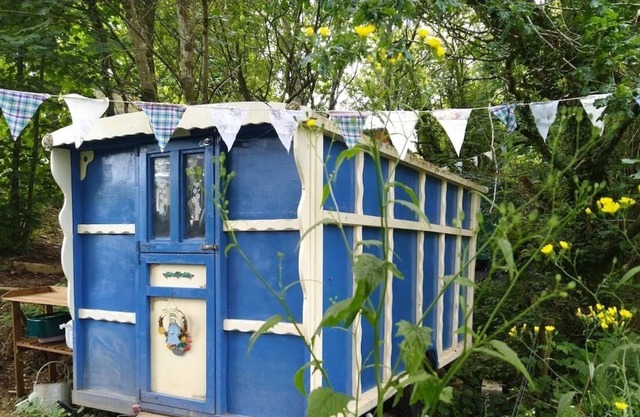 Pilgrims Shepherd's Hut - Goosewell Glynn Glamping
