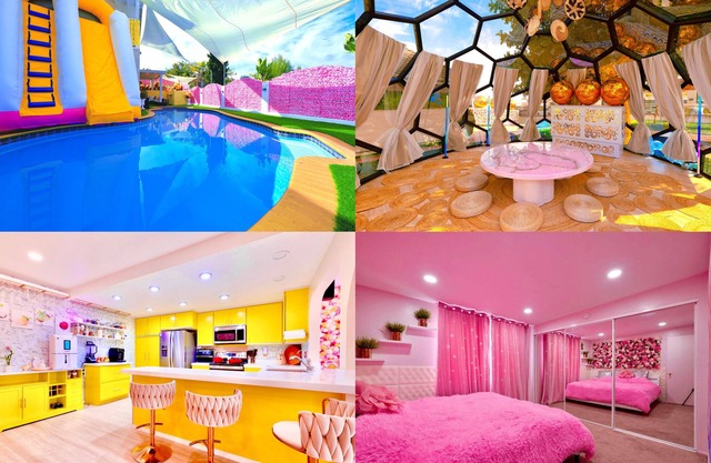 Pink Luxe Spa Retreat SALE 3 Nights with Pool, Fully Equipped Kitchen & Dome