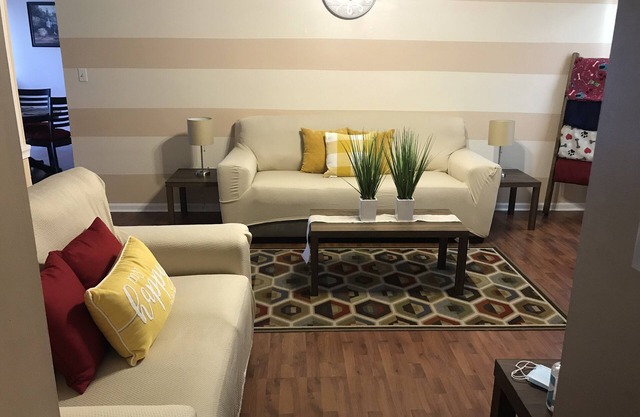 Please book using Air-bnb. C&E Homes and Suites, Dog friendly, close to Lejeune.