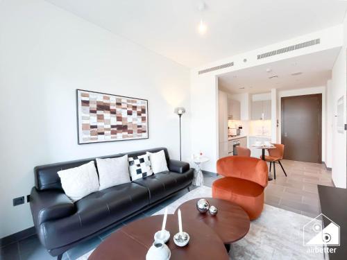 Premium 1BR Retreat, Balcony Bliss, Pool & Gym