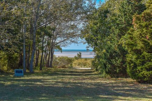 Private beach access Wrap around porch