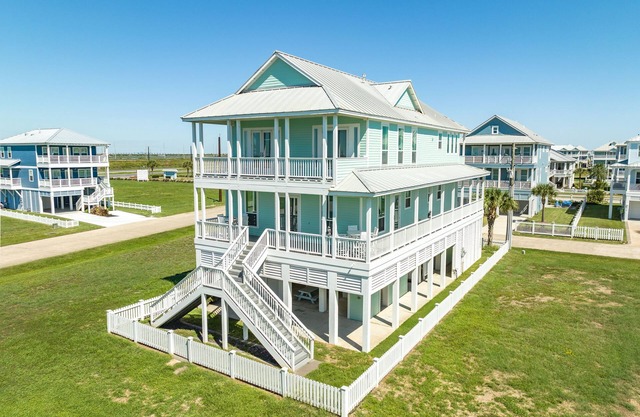 Private Beachside Village Home w/Elevator, 2 Living Areas, 3 Decks + Patio