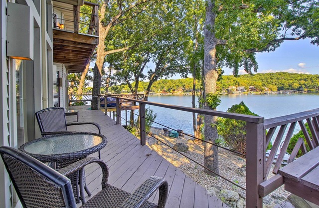 Private Fire Pit & Dock: Lakefront Missouri Home