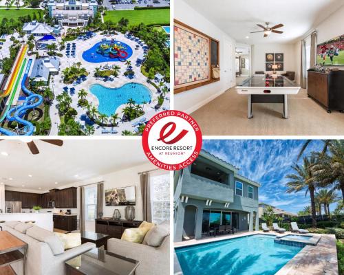 Private Pool And Game Room With Waterpark & Resort Access At Encore Resorts Reunion - 141La