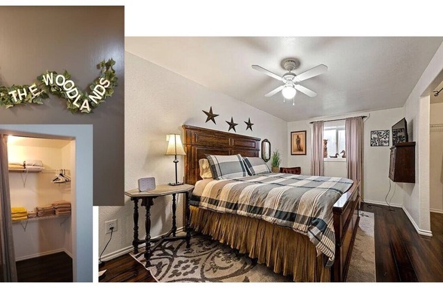 Private Room at home with year round pool and hot tub
