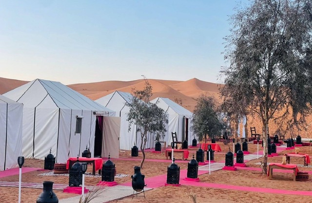 Private tent and camel ride