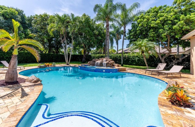 Private Villa Pool & Waterfall