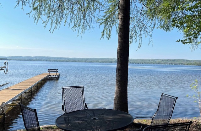 Rare Find. in Petoskey , beautiful home sleeps 8 with lake frontage and woods.
