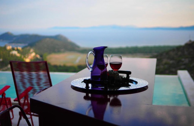 Red Grey Sea View Villa