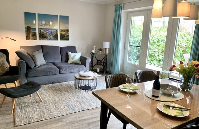 Reet-ferienhaus Hallig Oland Wohnung Robbenhütte Willi