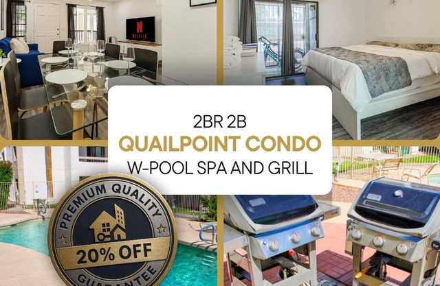 RelaxFULL 2br/2b w/Pool & Spa Near OldTown & Bars