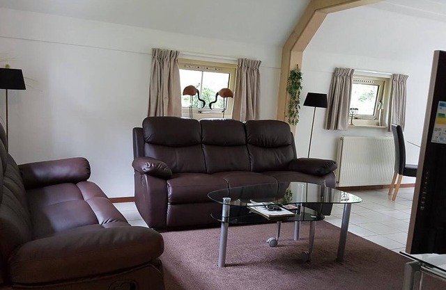 Rest park, holiday home in a forest on the edge of a park