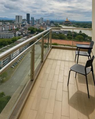 River view RDA 13A07A with balcony