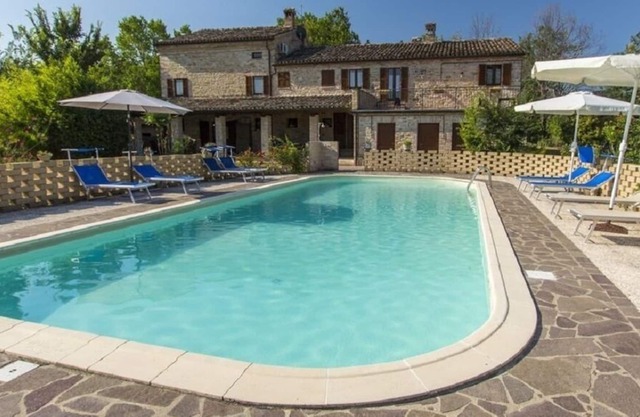 Rustic Stone Villa Sleeping A Total Of 12 Guests In Four Inter-Communicating Apartments With Private
