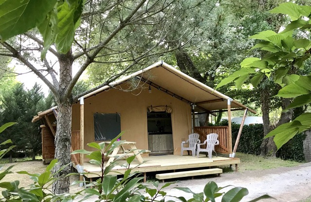 Safari tents - Glamping tent Ageles Plage by the Sea - Beach - Campsite with swimming pool