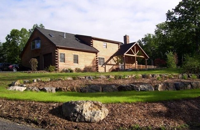 Saugerties Rental Apartment in Luxurious Custom Log Home