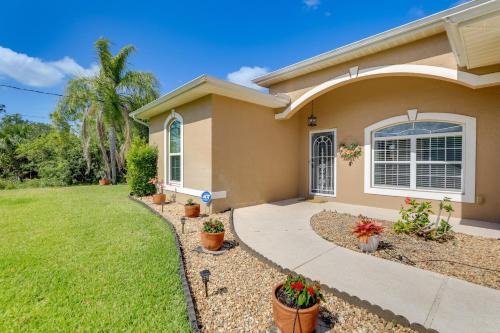 Screened Patio and Canal Views Home in North Port!