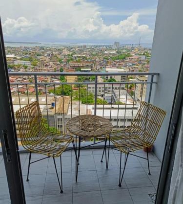 Sea View Condo with Balcony Near Ayala