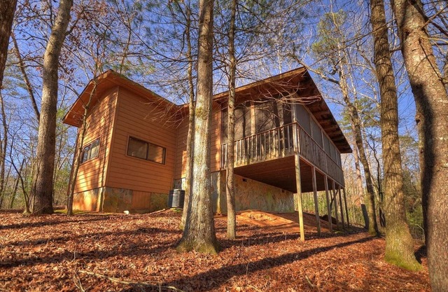 Secluded Bliss BirchTree Cabin with Indoor Hot Tub