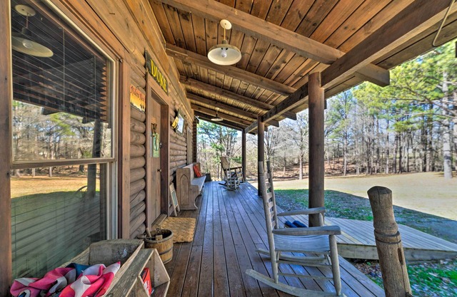 Secluded Cabin w/Fishing Pond near Hunting!